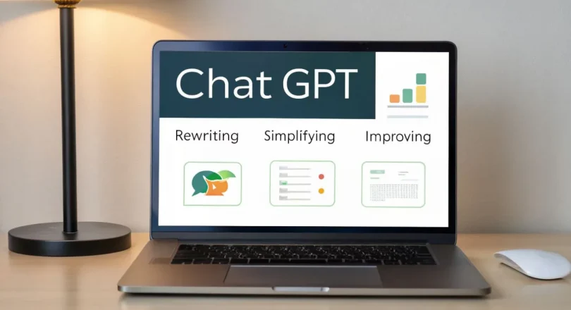Chat GPT для переписывания текста: рерайт, упрощение и улучшение стиля